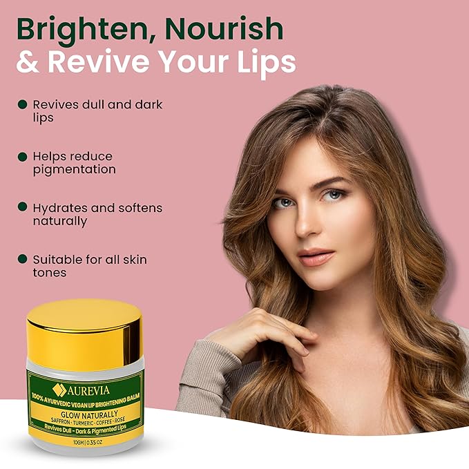 Vegan Lip Balm for Dull, Dark & Smokers' Lips | Naturally – Hydrating & Moisturizing - Antioxidant-Rich