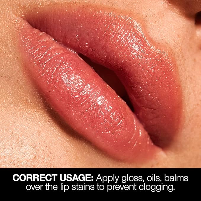 Palladio Lip Stain, Hydrating and Waterproof Formula, Matte Color Look, Longlasting All Day Wear Lip Color, Smudge Proof Natural Finish, Precise Chisel Tip Marker, Nude