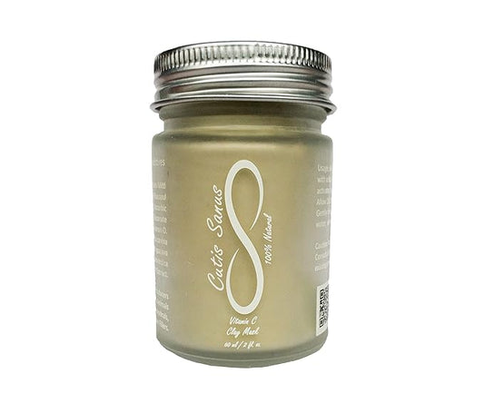 100% Natural Vitamin C Clay Exfoliating Face Mask 60g All Clay & No Water …