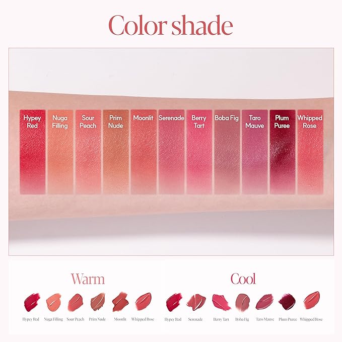 Espoir Couture Lip Tint Fitting Blur #4 Prim Nude 0.14oz | Soft and Creamy Color for Blurry Lip Look | Smudge-Proof Fixing Lip Stain | Lightweight and Comfortable Matte Finish