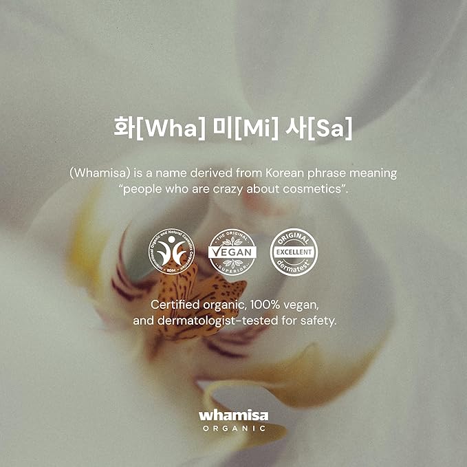 Whamisa Organic Cactus Bouncy Serum, 48 hrs Inner Skin Moisture, 72 hrs Hydrating and Moisturizing, Postbiotics, Facial Ampoule (52ml)