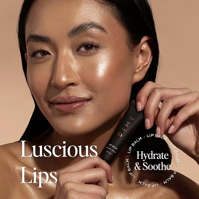 DIME Beauty Lip Balm, Hydrating Lip Balm and Gloss, Vegan & Cruelty-Free, Anti-Aging Lip Care, 5 oz / 15 ml