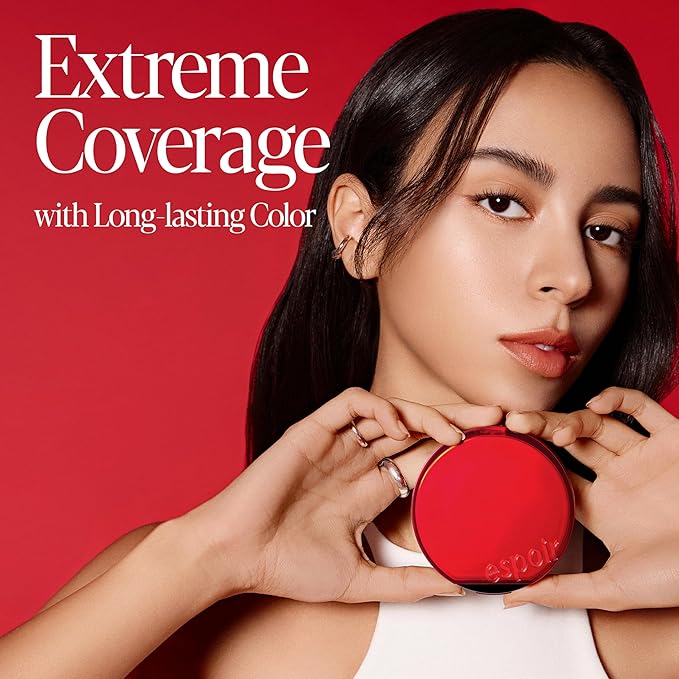 espoir [NEW] Be Velvet Cushion Foundation | Quick and Easy Coverage with Long-lasting Color by Zero Oxidation (#26 Honey, 0.46 Ounce (Pack of 1))