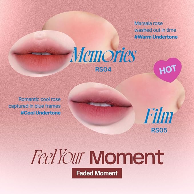 Lip&Cheek Blurry Pudding Pot | Faded Moment - Lyrics | Makeup Blush, Buildable Lightweight, Multi-Use Soft Matte Finish | 5g