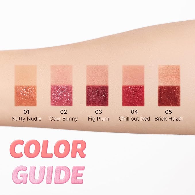 Touch in Sol Vegan Again Blur Core Lip Tint (#Cool Bunny) - Long Lasting, High Pigment Velvet Matte Lip Stain – Lightweight Smooth Blur Finish