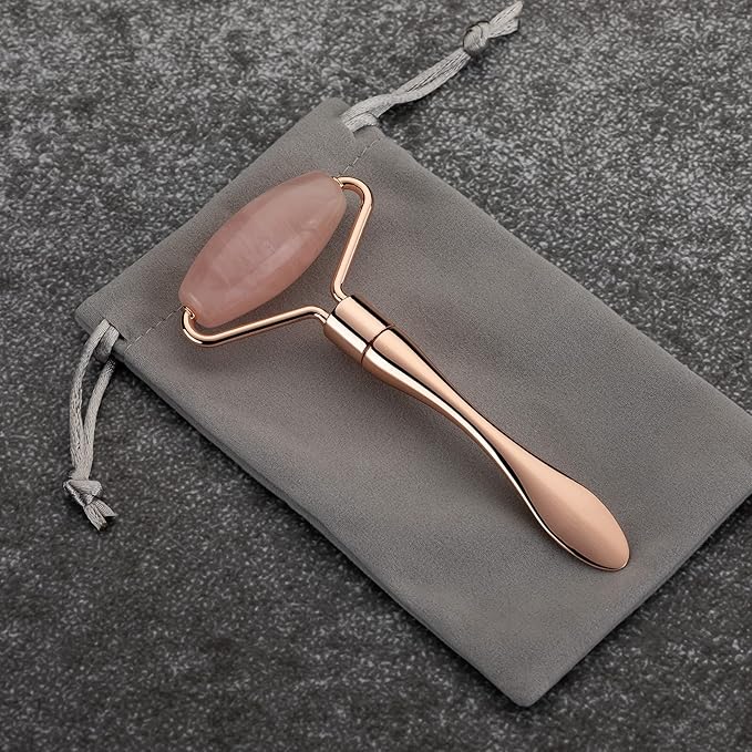 Tekson Face Massager Roller, 2-in-1 Jade Roller Facial Sculptor, Skin Care Tool for Skin Tightening, Anti-Aging, Reduce Puffiness/Wrinkles, Improve Facial Contour, Promote Lymphatic Drainage