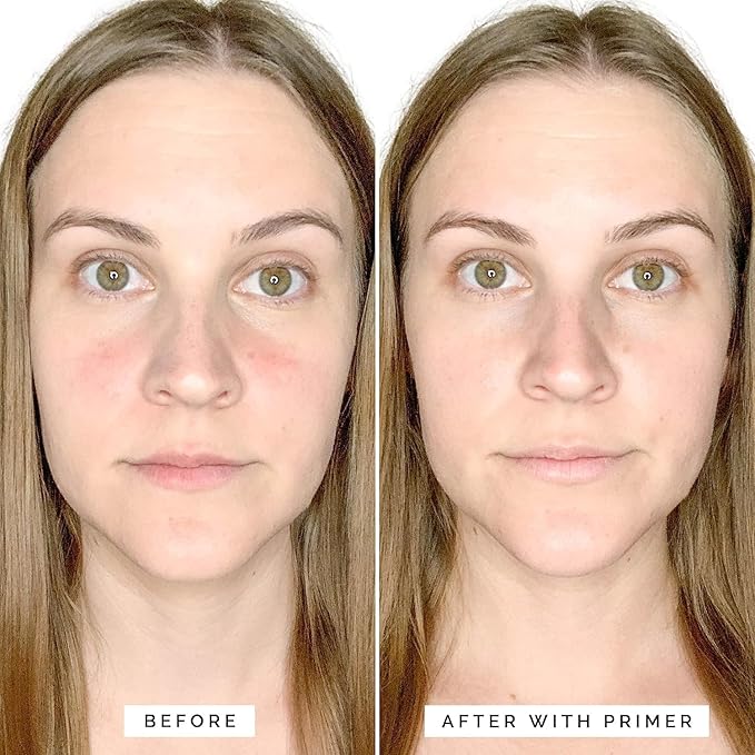 Elizabeth Mott Thank Me Later Color Correcting Face Primer w Niacinamide, Neutralizes Uneven Skin Tone and Facial Redness - Grips Makeup for Long-Lasting Wear and a Hydrating Glow - Cruelty-Free, 30 g