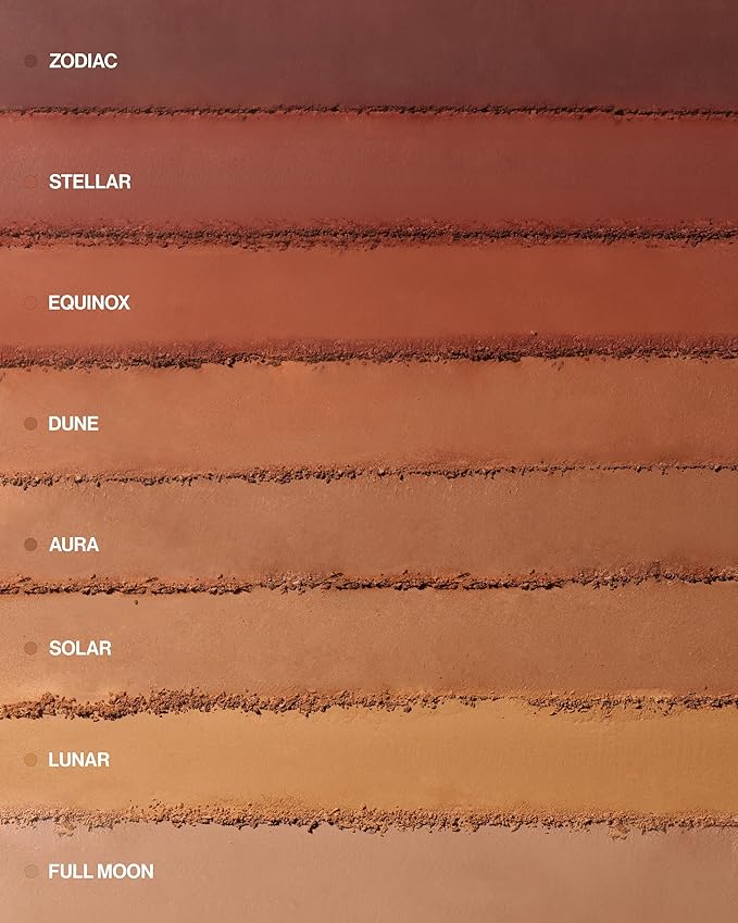 MAKE Beauty Skin Mimetic Microsuede Bronzer Powder - Matte Bronzing Powder Contour, Buildable Formula, Non Comedogenic, Long Lasting Color. Shade - Equinox for Medium to Deep Skin