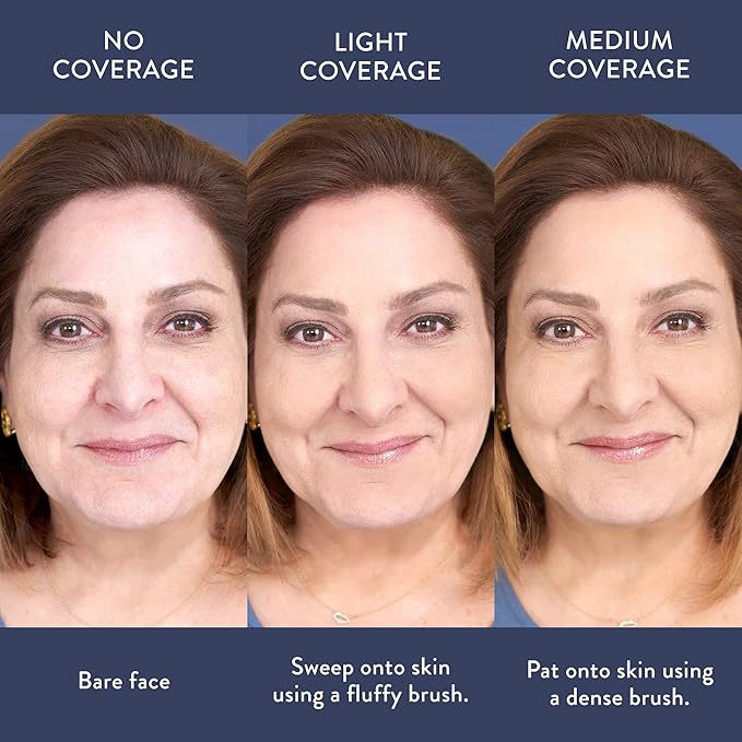 LAURA GELLER NEW YORK Award-Winning Baked Balance-n-Brighten Color Correcting Powder Foundation - Tan - Buildable Light to Medium Coverage - Demi-Matte Natural Finish