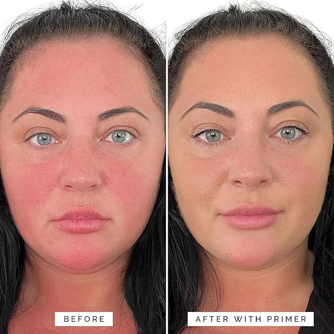 Elizabeth Mott Thank Me Later Color Correcting Face Primer w Niacinamide, Neutralizes Uneven Skin Tone and Facial Redness - Grips Makeup for Long-Lasting Wear and a Hydrating Glow - Cruelty-Free, 30 g