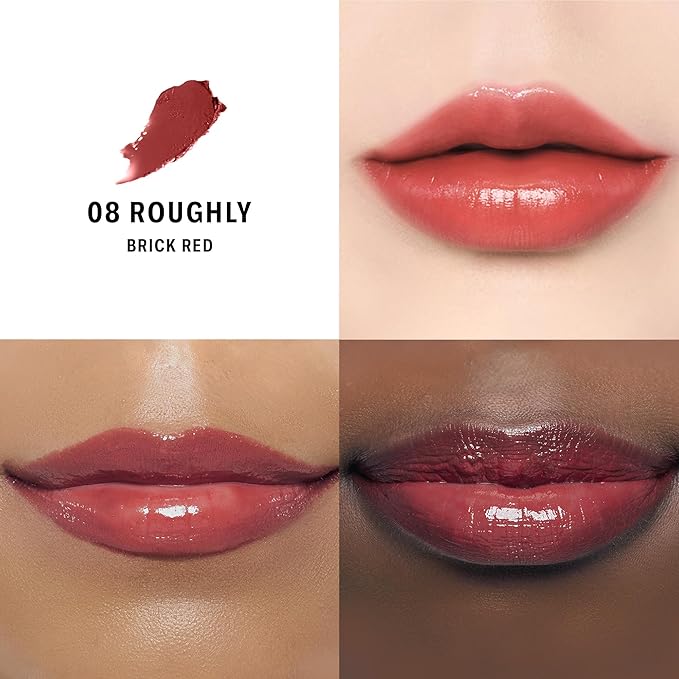 BRAYE Lipsleek Lip Balm, Monochromatic Cream Blush 2-in-1 Face Makeup, Hydrating & Mood Buildable, Vegan + Cruelty-Free Glow for Cheeks l 08 Roughly