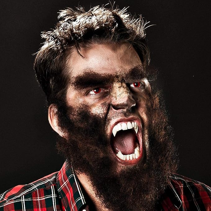 Mehron Makeup Tri-Color Character Makeup Palette | Halloween, Special Effects and Theater Cream Makeup FX Palette | Face Paint Makeup .7 oz (20 g) (WEREWOLF)