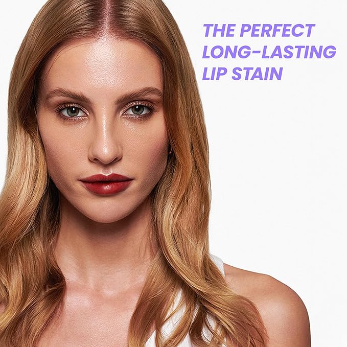 Wonderskin Wonder Blading Lip Stain Peel Off and Reveal Kit - Long Lasting, Waterproof Pink Lip Tint, Transfer Proof Natural Lip Stain Kit (Charming)