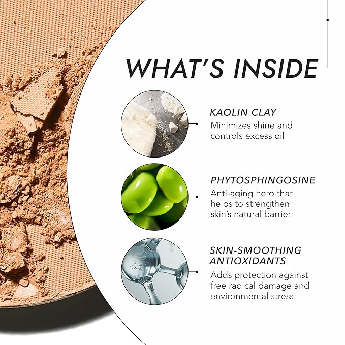 COVER FX Pressed Mineral Foundation - Shade M1 - Weightless Powder Foundation - Buildable Light to Full Coverage - Matte Finish - All Skin Types