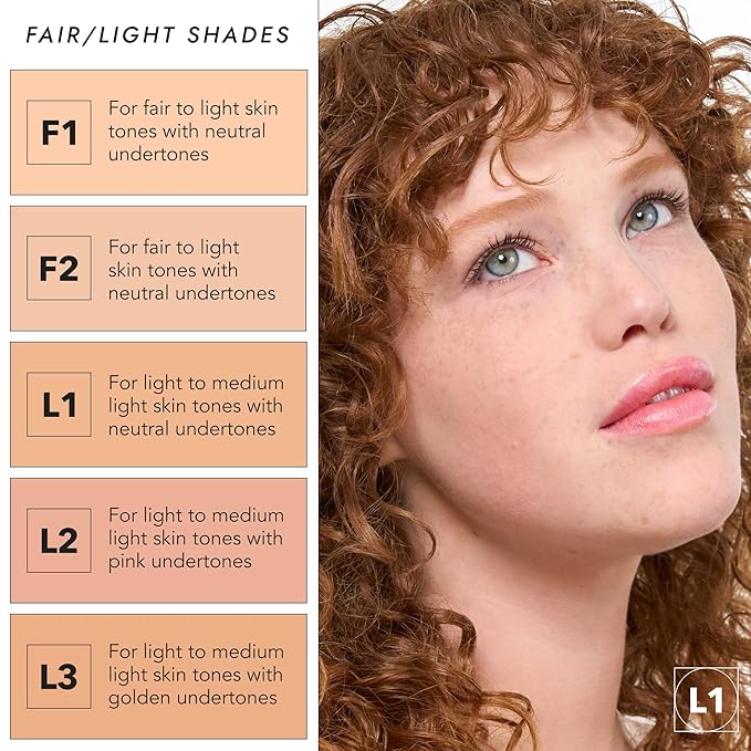 COVER FX Pressed Mineral Foundation - Shade F2 - Weightless Powder Foundation - Buildable Light to Full Coverage - Matte Finish - All Skin Types