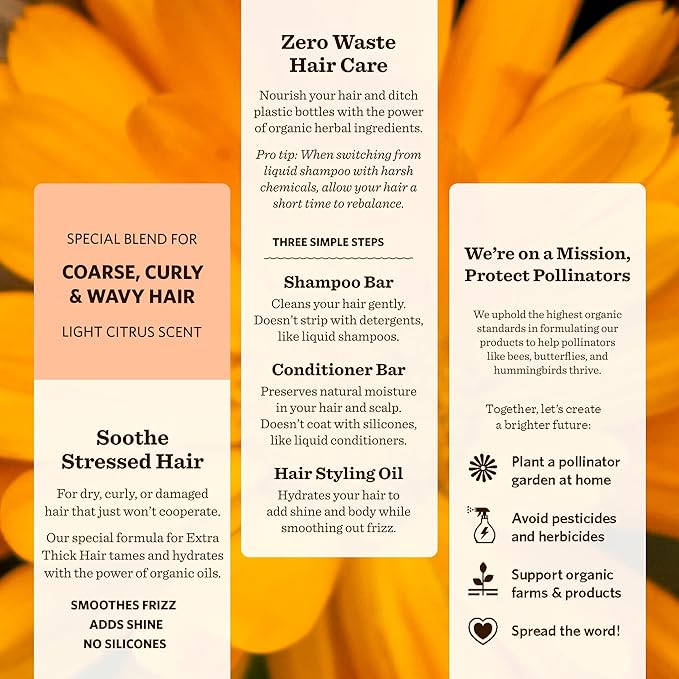 Moon Valley Organics Hair Therapy for Extra Thick Hair - With MCT Oil, Jojoba Oil, Argan Oil, And Rosemary - Reduce Frizz, Hydrate, Heal Damaged Hair