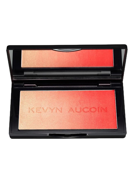 Kevyn Aucoin The Neo-Blush, Sunset: Blush makeup compact. Trio palette of gradient colors. Blends pearl, satin & matte finishes for highlighting cheeks. Personalized looks - natural to pop of color.