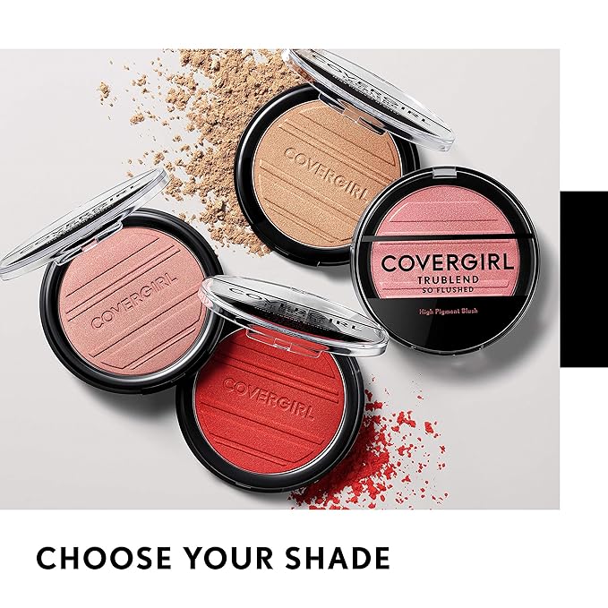 COVERGIRL Trublend So Flushed High Pigment Blush, Love Me, 0.33 Oz