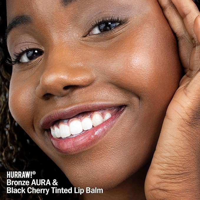 Hurraw! Black Cherry Tinted Lip Balm, 5 Pack: (Sheer Red Tint) Organic, Certified Vegan, Cruelty and Gluten Free. Non-GMO, 100% Natural Ingredients. Bee, Shea, Soy and Palm Free. Made in USA