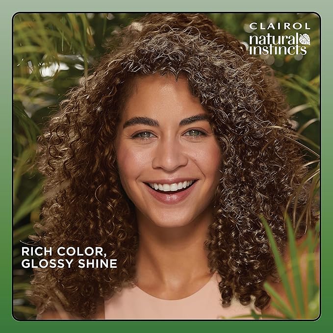 Clairol Natural Instincts Demi-Permanent Hair Dye, 7A Dark Cool Blonde Hair Color, Pack of 1