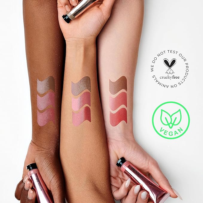 Lamel BB Blush Cheek Makeup - Lightweight and Long Lasting Liquid Blush - Blendable Cream Blush for Cheeks, Natural Finish Cream Contour - Pink Liquid Blush, 402 (Pink Blossom) -10ml/0,33fl.oz