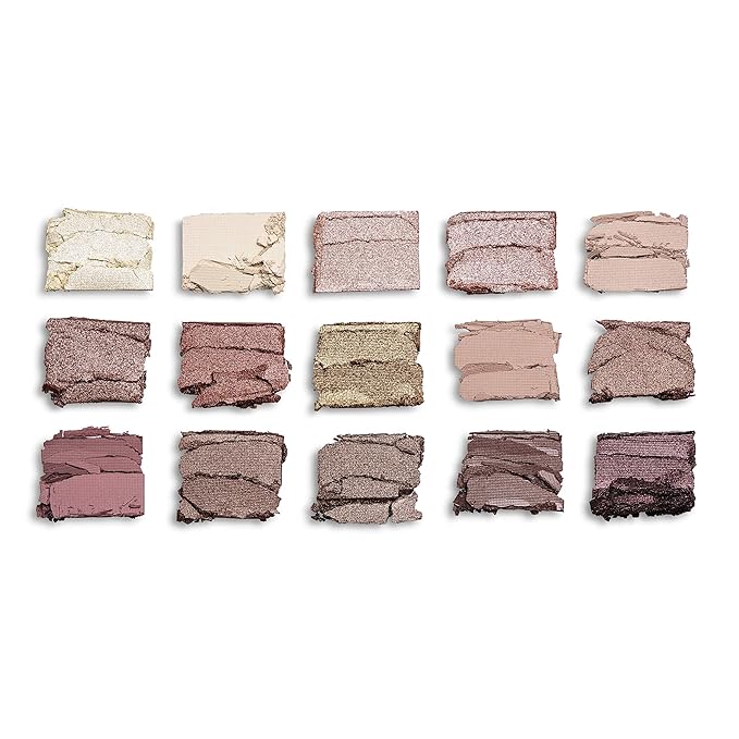 Revolution, Reloaded Eyeshadow Palette, Highly Pigmented, Matte & Shimmer Finishes, 15 Shades, Iconic 3.0, 0.58 Oz