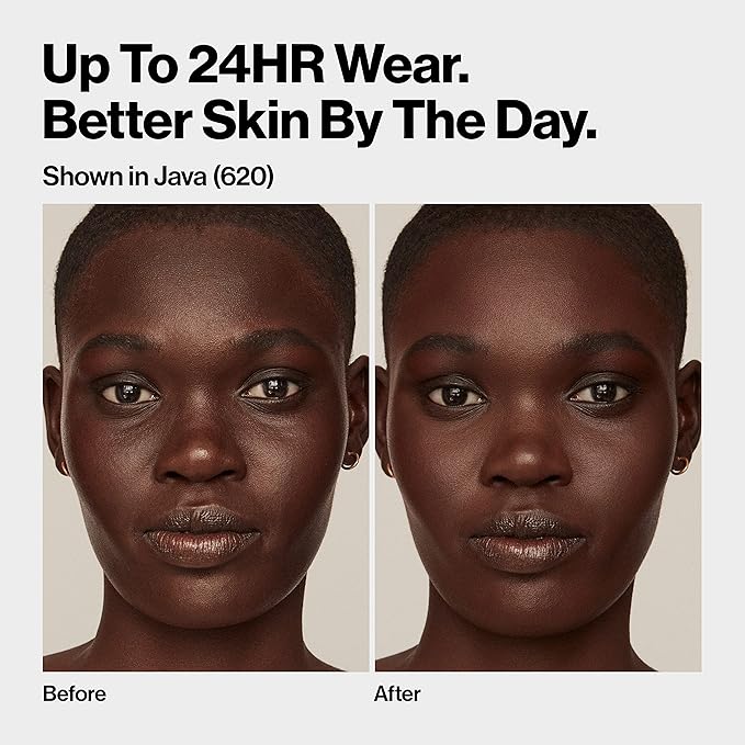 Revlon Liquid Foundation, ColorStay Face Makeup for Combination & Oily Skin, SPF 15, Medium-Full Coverage with Matte Finish, Cocoa (520), 1.0 oz