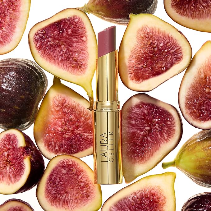 LAURA GELLER NEW YORK Jelly Balm Moisturizing Tinted Lip Balm - Figger Than Life - Hydrating Vitamin E - Semi-Shine Finish