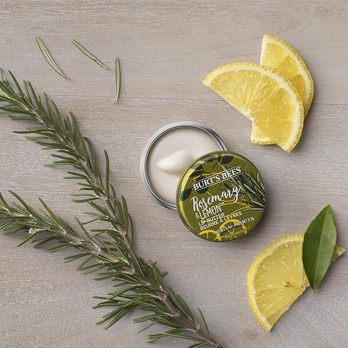 Burts Bees Rosemary and Lemon Lip Butter Unisex Lip Balm 0.4 oz