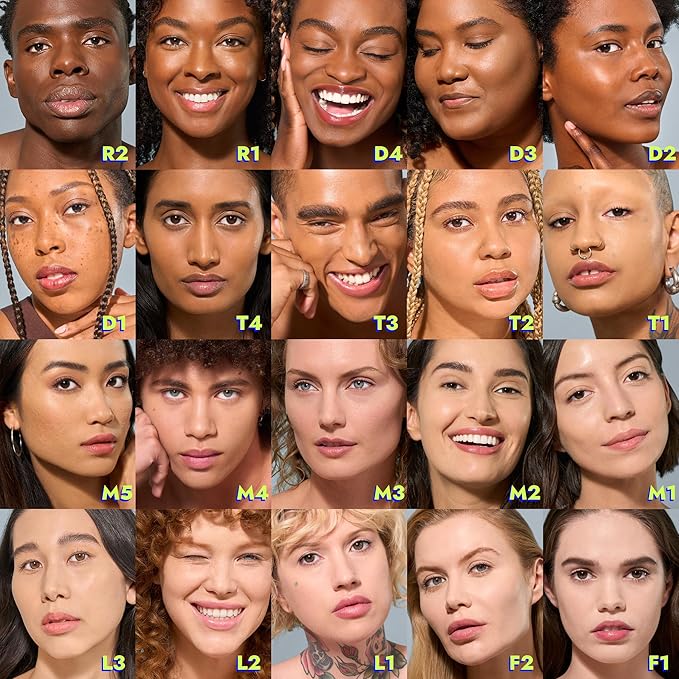 COVER FX Power Play Foundation - Shade L1 - Buildable Full Coverage - Waterproof Sweat-Proof Transfer-Proof - Natural Matte Finish - All Skin Types