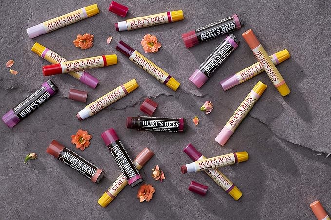 Burt's Bees 100% Natural Tinted Lip Balm, Sweet Violet with Shea Butter & Botanical Waxes - 1 Tube
